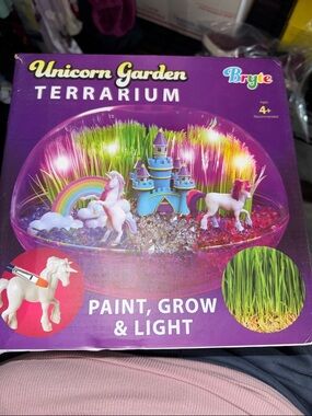 Unicorn Garden Terrarium - Purple Unicorn Playset